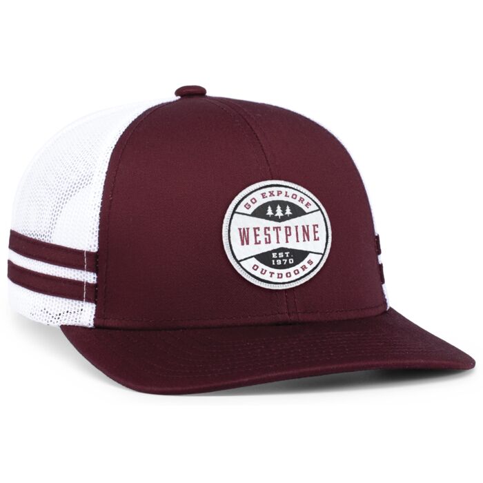 Low-Profile Stripe Trucker Cap Thumbnail