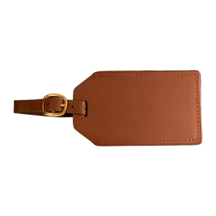 Grand Central Luggage Tag Sueded Leather Thumbnail