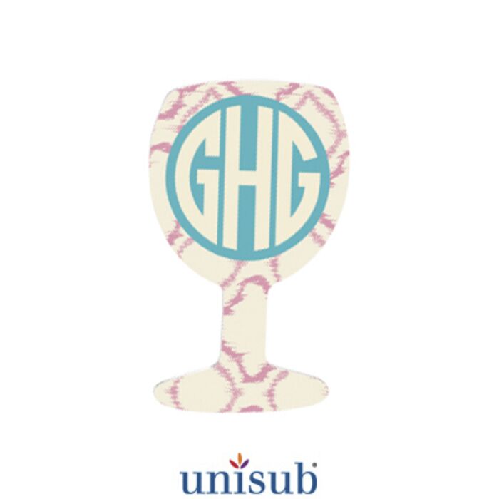 Wine Glass Aluminum Photo Magnet Thumbnail