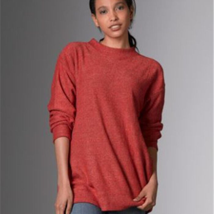 Women's Terry Mock Neck Pullover Thumbnail