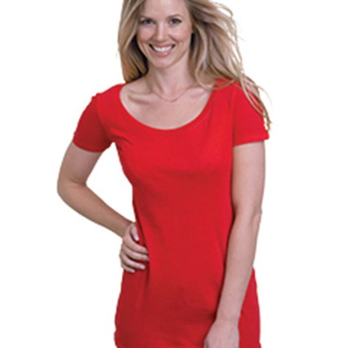 Women's USA-Made Scoop Neck T-Shirt Thumbnail