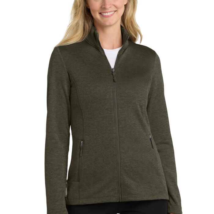 ® Ladies Collective Striated Fleece Jacket Thumbnail