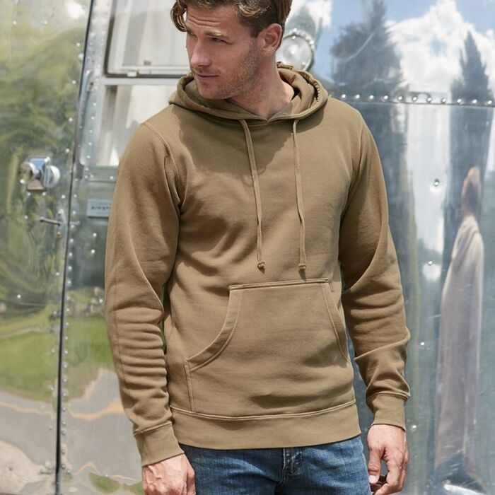 Heavyweight Pigment-Dyed Hooded Sweatshirt Thumbnail