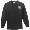 Tall Long Sleeve Essential T Shirt with Pocket Thumbnail