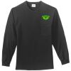 Tall Long Sleeve Essential T Shirt with Pocket Thumbnail
