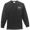 Tall Long Sleeve Essential T Shirt with Pocket Thumbnail