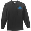 Tall Long Sleeve Essential T Shirt with Pocket Thumbnail