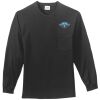 Tall Long Sleeve Essential T Shirt with Pocket Thumbnail