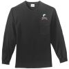 Tall Long Sleeve Essential T Shirt with Pocket Thumbnail