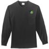 Tall Long Sleeve Essential T Shirt with Pocket Thumbnail