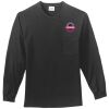 Tall Long Sleeve Essential T Shirt with Pocket Thumbnail