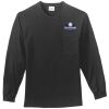 Tall Long Sleeve Essential T Shirt with Pocket Thumbnail