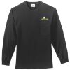 Tall Long Sleeve Essential T Shirt with Pocket Thumbnail