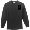Tall Long Sleeve Essential T Shirt with Pocket Thumbnail