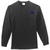 Tall Long Sleeve Essential T Shirt with Pocket Thumbnail
