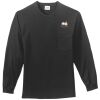 Tall Long Sleeve Essential T Shirt with Pocket Thumbnail