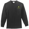 Tall Long Sleeve Essential T Shirt with Pocket Thumbnail