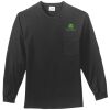 Tall Long Sleeve Essential T Shirt with Pocket Thumbnail