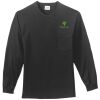Tall Long Sleeve Essential T Shirt with Pocket Thumbnail