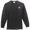Tall Long Sleeve Essential T Shirt with Pocket Thumbnail