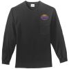 Tall Long Sleeve Essential T Shirt with Pocket Thumbnail