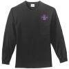 Tall Long Sleeve Essential T Shirt with Pocket Thumbnail