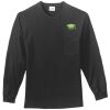 Tall Long Sleeve Essential T Shirt with Pocket Thumbnail