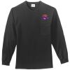 Tall Long Sleeve Essential T Shirt with Pocket Thumbnail