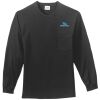 Tall Long Sleeve Essential T Shirt with Pocket Thumbnail