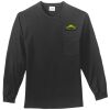 Tall Long Sleeve Essential T Shirt with Pocket Thumbnail
