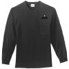 Tall Long Sleeve Essential T Shirt with Pocket Thumbnail