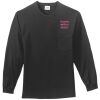 Tall Long Sleeve Essential T Shirt with Pocket Thumbnail