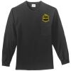 Tall Long Sleeve Essential T Shirt with Pocket Thumbnail