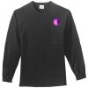 Tall Long Sleeve Essential T Shirt with Pocket Thumbnail
