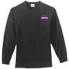 Tall Long Sleeve Essential T Shirt with Pocket Thumbnail