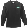 Tall Long Sleeve Essential T Shirt with Pocket Thumbnail