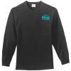 Tall Long Sleeve Essential T Shirt with Pocket Thumbnail