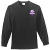 Tall Long Sleeve Essential T Shirt with Pocket Thumbnail