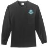 Tall Long Sleeve Essential T Shirt with Pocket Thumbnail