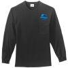 Tall Long Sleeve Essential T Shirt with Pocket Thumbnail