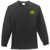 Tall Long Sleeve Essential T Shirt with Pocket Thumbnail