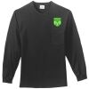 Tall Long Sleeve Essential T Shirt with Pocket Thumbnail