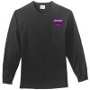 Tall Long Sleeve Essential T Shirt with Pocket Thumbnail