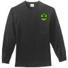 Tall Long Sleeve Essential T Shirt with Pocket Thumbnail