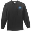 Tall Long Sleeve Essential T Shirt with Pocket Thumbnail