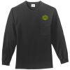 Tall Long Sleeve Essential T Shirt with Pocket Thumbnail