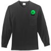 Tall Long Sleeve Essential T Shirt with Pocket Thumbnail