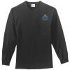 Tall Long Sleeve Essential T Shirt with Pocket Thumbnail