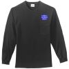 Tall Long Sleeve Essential T Shirt with Pocket Thumbnail