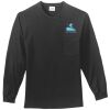 Tall Long Sleeve Essential T Shirt with Pocket Thumbnail